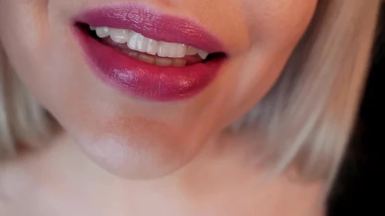 ASMR Girlfriend Showing You New Lipsticks ? Soft Kisses Sound, Whispering _ 4K