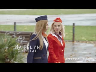 [Private] Lika Star, Marilyn Crystal - Air Hostesses Anal Threes