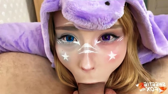 Милое личико не повод отказываться от Жёсткого Секса Sweetie Fox - Unicorn Babe Suck and Hardcore Sex Dick - Cosplay Анал Anal
