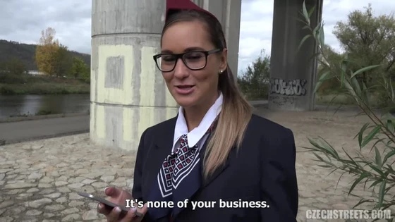 CzechStreets - E106 - Stewardess Andrea