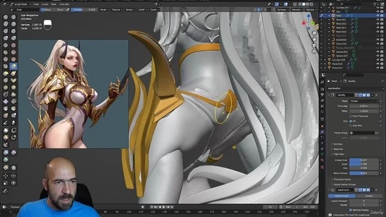 30 - Adding more golden borders