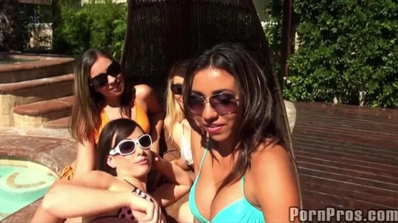 Latina Teen Gets Her Clit Played W By Her Roo