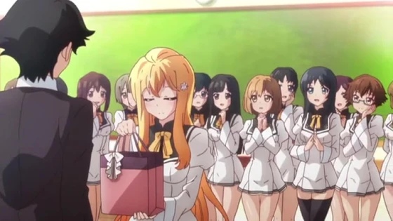 Простолюдин в школе благородных девиц 1 серия / Shomin Sample / Ore ga Ojou-sama Gakkou ni Toshite Gets-sareta Ken 1 серия Raw
