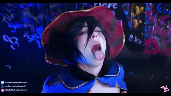 [MollyRedWolf] - Astrologer Mona Hole Fetish - Genshin impact tentacle 1080p - Cosplay / Косплей / Порно / Porno 2023