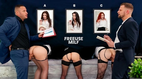 [FreeUseMILF] Audrey Royal, Jupiter Jetson, Angelina Moon - Free Use Secretaries Save Stressed